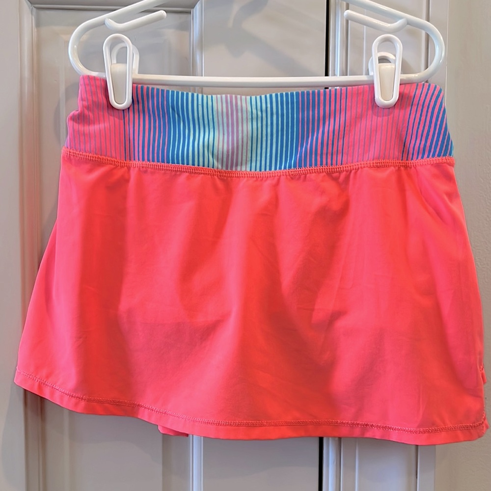 Ivivva Set the Pace tennis skirt with built in shorts Size 10